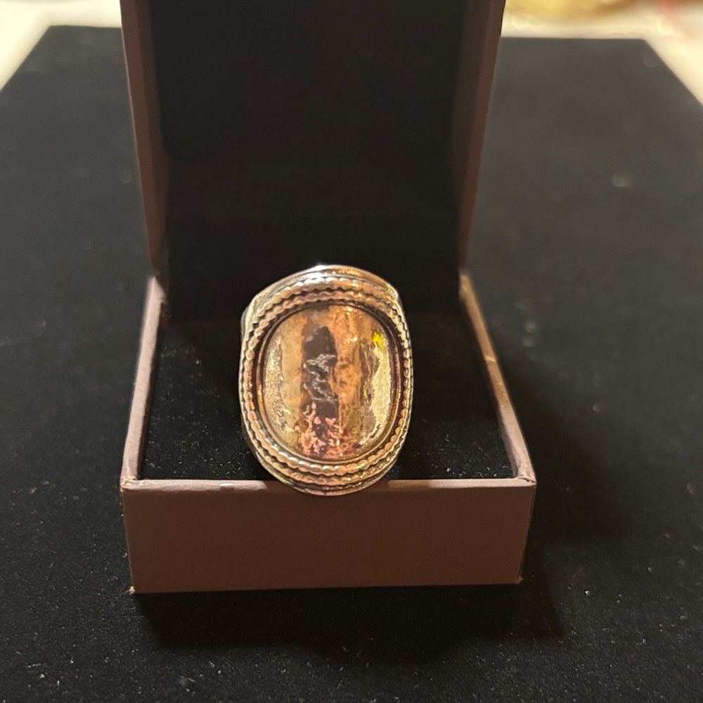 Vintage-Inspired .925 Sterling Silver Women's Ring
